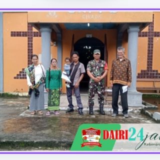 Babinsa Koramil 07/ Salak Laksanakan PAM Gereja Ibadah Mingguan