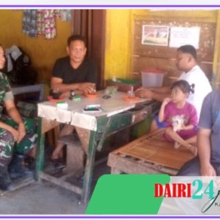Jalin Silahturahmi, Babinsa Koramil 05/ Tanah Pinem Komsos Bersama Warga Binaan