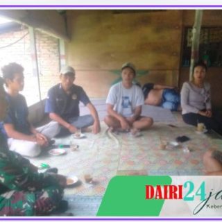 Babinsa Koramil 05/ Tanah Pinem Komsos Bersama Warga Desa Balan Dua