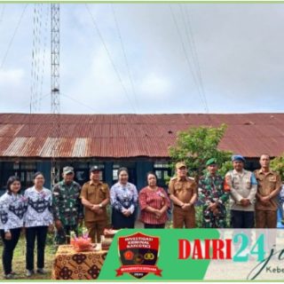 Babinsa Koramil 05/ Tanah Pinem Hadiri Upacara Hari Guru Nasional di SDN 030437 Kuta Buluh