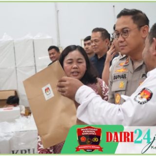 Pastikan Kesiapan Pemilu, Kapolresta Deliserdang Tinjau dan Cek Gudang Logistik KPU