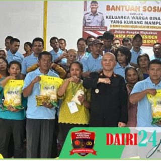 Dukung Akselerasi Menteri Imipas, Rutan Kelas II Sidikalang Bakti Sosial Kepada Masyarakat dan Keluarga WBP