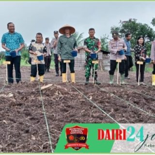 Babinsa Koramil 06/ Kerajaan Hadiri Luncing Gugus Tugas Polri di Desa Kuta Jungak