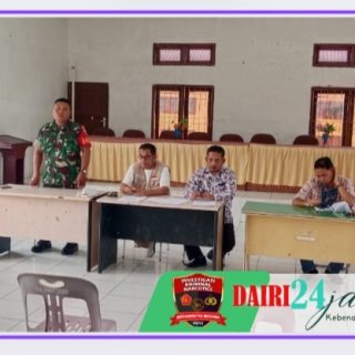 Mewakili Danramil, Babinsa Koramil 06/ Kerajaan Hadiri Rapat Pembentukan Panitia Natal Oiukumene Kecamatan Tinada