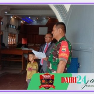 Babinsa Koramil 01/ Sumbul Gelar Pengamanan Ibadah Minggu di Gereja