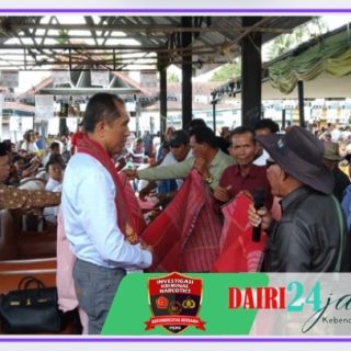 Sukut Ni Talun Marga Padang Berangkatkan Pasangan Danjor – Bintang Saat Kampanye di Juma Teguh