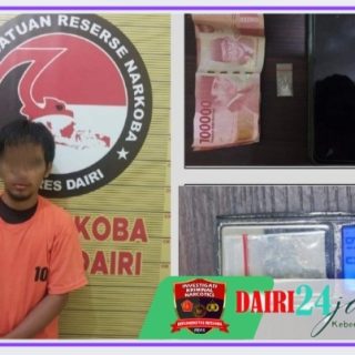 Sat Res Narkoba Polres Dairi Bekuk Pengedar Sabu di Tigalingga