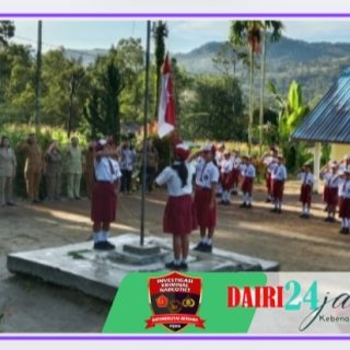 Saat Menjadi Pembina Upacara, Babinsa Tanamkan Kedisplinan dan Rasa Cinta Tanah Air Sejak Dini