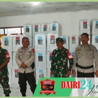 Jelang Rapat Pleno Babinsa Koramil 01/ Sumbul Intensifkan Pengamanan