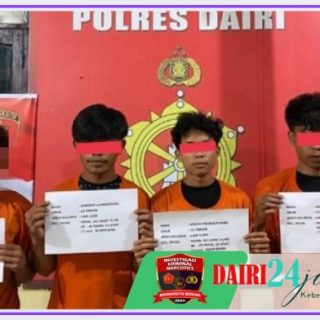 Kawanan Pencurian BBM Alat Berat Diringkus Satreskrim Polres Dairi