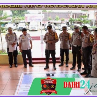 Polres Dairi Gelar Tactical Floor Game Terkait Persiapan Dalam Event Aquabike Bersama Instansi Terkait