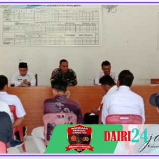 Wujudkan Kamtibmas Tetap Kondusif, Babinsa Rapat Koordinasi Bersama Kepala Desa dan Perangakat Desa