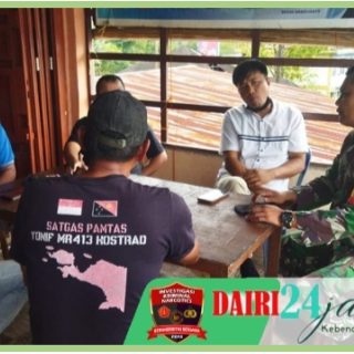 Ciptakan Kondisi Aman dan Damai, Babinsa Laksanakan Komsos Dengan Warga Pasca Pemilu