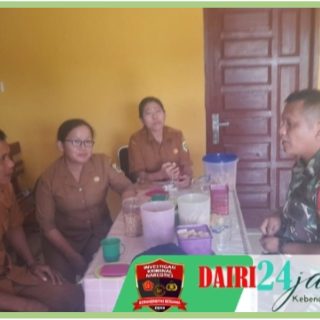 Pererat Sinergitas, Babinsa Koramil 06/ Kerajaan Komsos Dengan Perangkat Desa Sukaramai