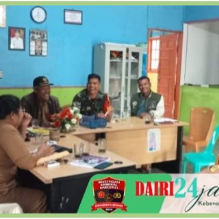 Aktif Komsos Bersama Perangkat Desa Menjadikan Hubungan Kerja Antara Babinsa dan Aparat Desa Semakin Solid