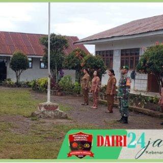 Tanamkan Cinta Tanah Air, Babinsa Jadi Pembina Upacara di Sekolah