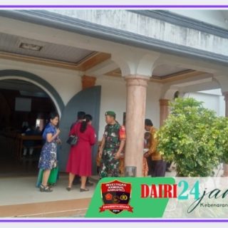 Pastikan Aman Dan Nyaman,Babinsa Laksanakan Pengamanan Ibadah Minggu Di Gereja