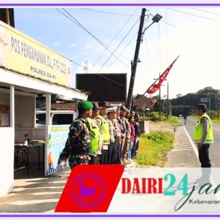 Sinergitas TNI-Polri Bersama Instansi Terkait Pos PAM Idul Fitri 1446 H Tahun 2025.