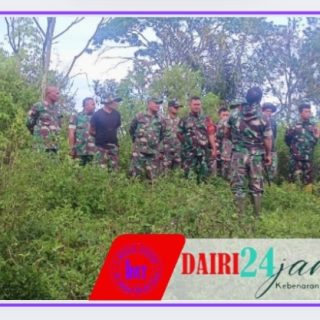 Personil Babinsa Koramil 01/Sumbul Dukung Pening Pembangunan Koperasi Desa Merah Putih Di Wilayah Binaan