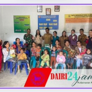 Wujudkan Balita Sehat, Babinsa Dampingi Pelaksanaan Posyandu 