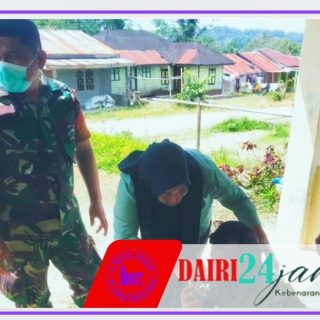 Babinsa Dampingi Tenaga Kesehatan Pantau Kesehatan Pasien ODGJ Di Desa Binaan