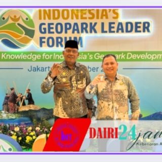 Bupati Dairi Hadiri Indonesia’s Geopark Leader Forum di Jakarta