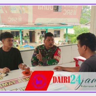 Babinsa Koramil 05/Tanah Pinem Laksanakan Komsos Dengan Warga Desa Tanah Pinem