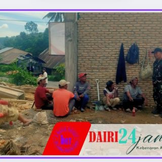 Babinsa Koramil 05/Tanah Pinem Hadir di Tengah Masyarakat, Komsos Dengan Warga Desa Balan Dua