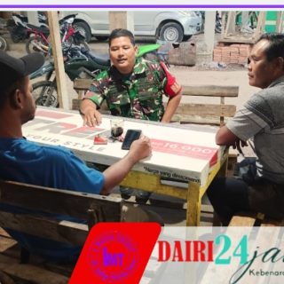 Babinsa Koramil 05/Tanah Pinem Jalin Silaturahmi Dengan Warga Binaan