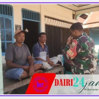 Babinsa Koramil 05/Tanah Pinem Jalin Komsos dengan Warga Desa Lau Primbon