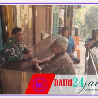 Babinsa Koramil 05/Tanah Pinem Laksanakan Komsos dengan Warga Desa Lau Primbon