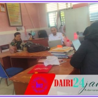 Babinsa Koramil 01/Sumbul Jalin Silaturahmi dengan Guru dan Kepala Sekolah SDN Barisan Nauli