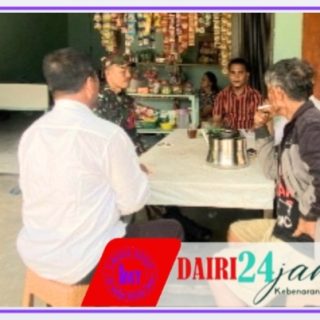 Jalin Silaturahmi, Babinsa Koramil 06/Kerajaan Laksanakan Komsos dengan Tokoh Masyarakat di Desa Majanggut I