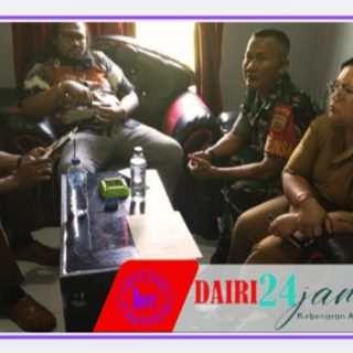 Jalin Silaturahmi, Babinsa Koramil 06/Kerajaan Laksanakan Komsos Bersama Aparat Kecamatan