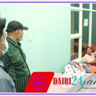 Bupati Dairi Meninjau Langsung Siswa Yang Mengalami Gangguan Pencernaan Akibat MBG 