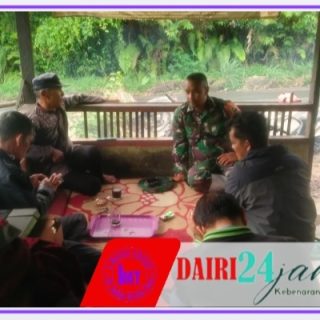 Pererat Silaturahmi, Serda Sampe Sigiro Luangkan Waktu Komsos Bersama Warga Kaban Tengah