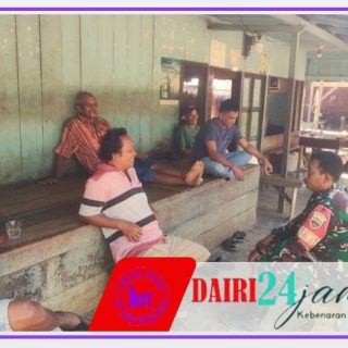Babinsa Koramil 05/Tanah Pinem Laksanakan Komsos Dengan Warga Desa Kuta Gambir