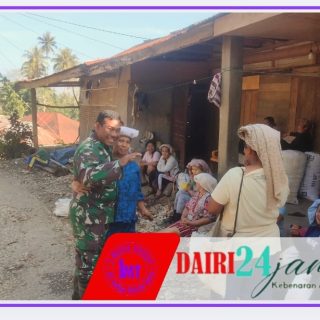 Babinsa Koramil 05/Tanah Pinem Laksanakan Komsos dengan Warga Desa Kuta Gambir