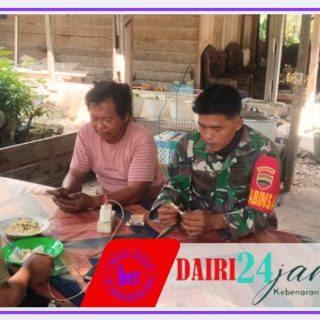 Babinsa Koramil 05/Tanah Pinem Laksanakan Komsos Dengan Masyarakat Desa Lau Njuhar I