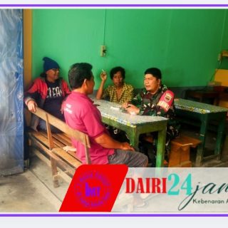 Babinsa Koramil 05/Tanah Pinem Laksanakan Komsos Dengan Masyarakat Desa Balan Dua