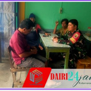 Babinsa Koramil 05/Tanah Pinem Laksanakan Komsos dengan Masyarakat Desa Balan Dua
