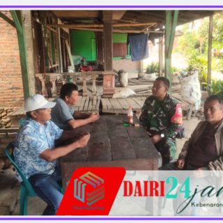 Babinsa Koramil 05/Tanah Pinem Laksanakan Komsos dengan Masyarakat Desa Kempawa