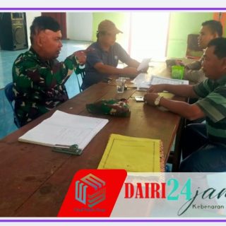 Babinsa Koramil 05/Tanah Pinem Laksanakan Anjangsana dengan Perangkat Desa Kuta Buluh, Jalin Silaturahmi dan Koordinasi