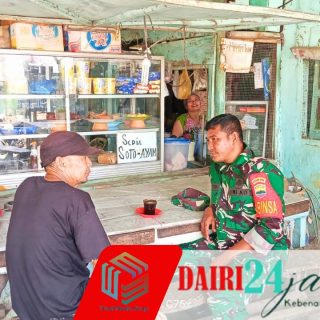 Babinsa Koramil 05/TP Laksanakan Silaturahmi dengan Masyarakat Desa Suka Dame