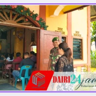 Berikan Rasa Aman, Babinsa Koramil 06/Kerajaan Lakukan Pengamanan Ibadah Minggu di Gereja GMI Invokavit