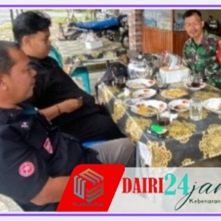Jalin Keakraban, Serda P. Zebua Laksanakan Komsos dengan Warga Desa Majanggut 1