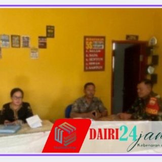 Pererat Sinergitas, Babinsa Serda P Zebua Laksanakan Komsos dengan Perangkat Desa Sukaramai