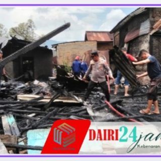 Kebakaran Hebat di Kedeberek Tigalingga: Empat Rumah Hangus Terbakar, Satu Rusak Ringan