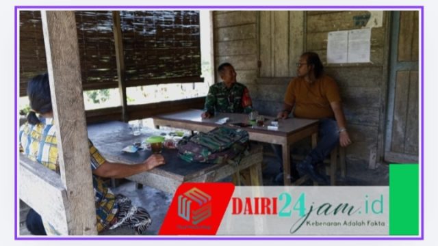 Pererat Silaturahmi, Babinsa Koramil 06/Kerajaan Ajak Ibu-Ibu Desa Parpulungen Jaga Kesehatan Keluarga