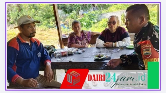 Pererat Silaturahmi, Babinsa Koramil 06/Kerajaan Gelar Komsos Bersama Warga Desa Kuta Saga